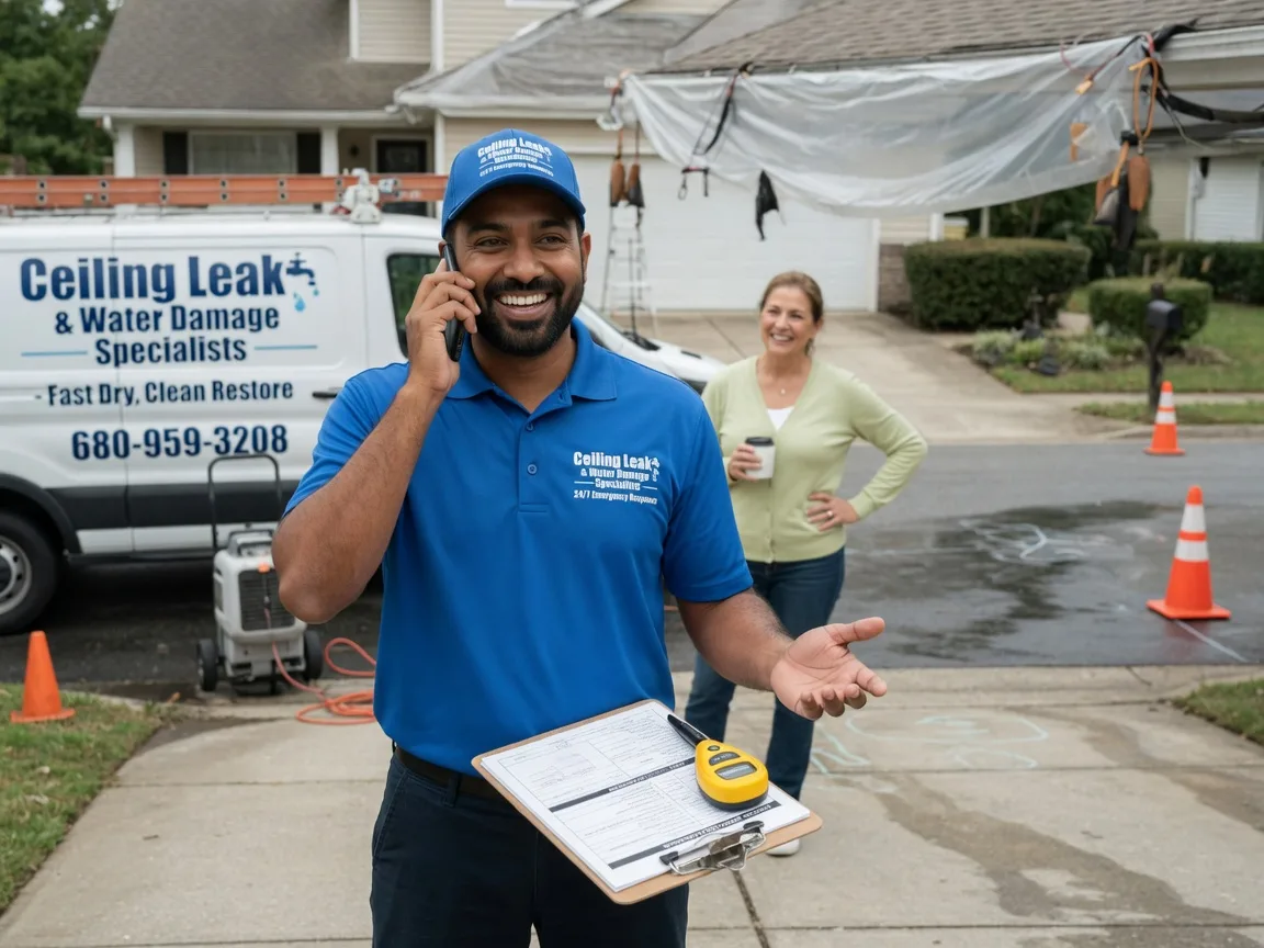Ceiling Leak Cleanup Saint Mary, KY FAQs